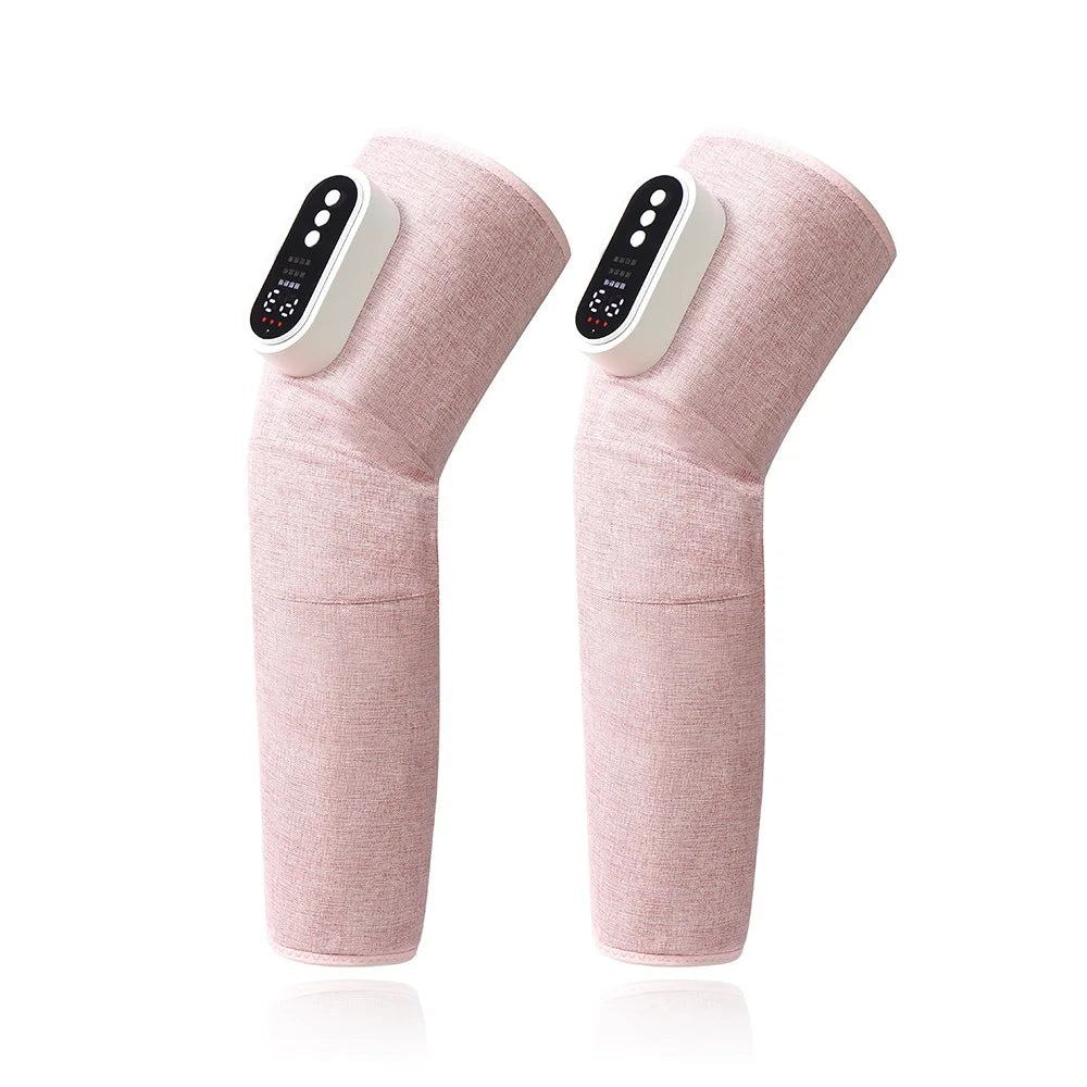 Foreverlily Electric Leg And Knee Massager Wireless Thigh Calf Vibration Massager Air Pressure Leg Relaxation Kneading Massager