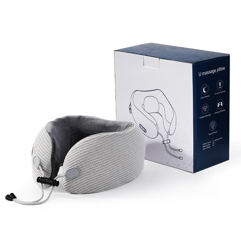 Viladepot U Shaped Neck Massager Pillow Kneading Heat