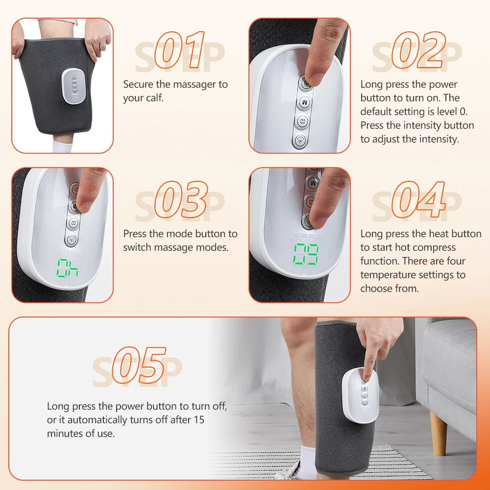 PastSky 360 Air Pressure Calf Massager Wireless Leg Massage