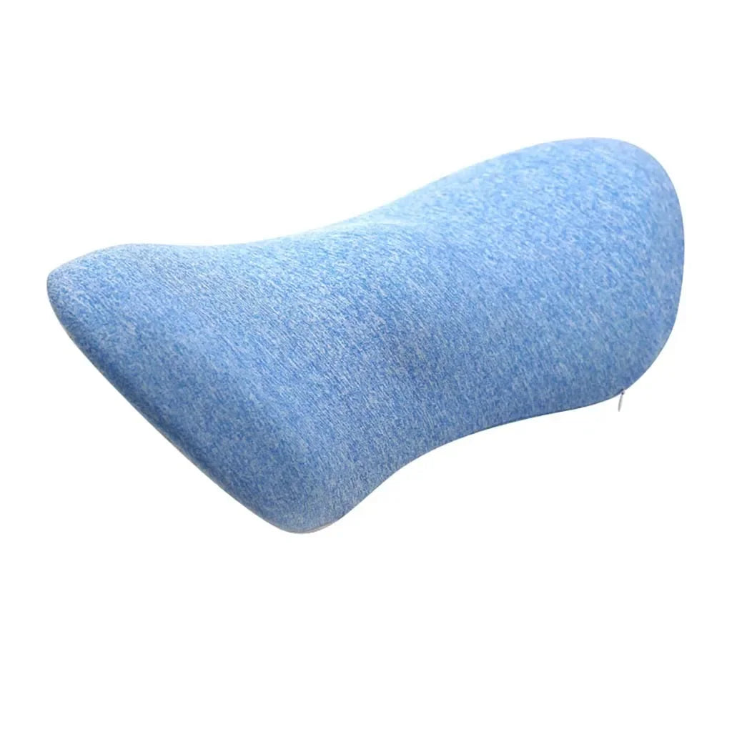 Car Seat Lumbar Cushion Memory Foam Pillow For Back Support In Car