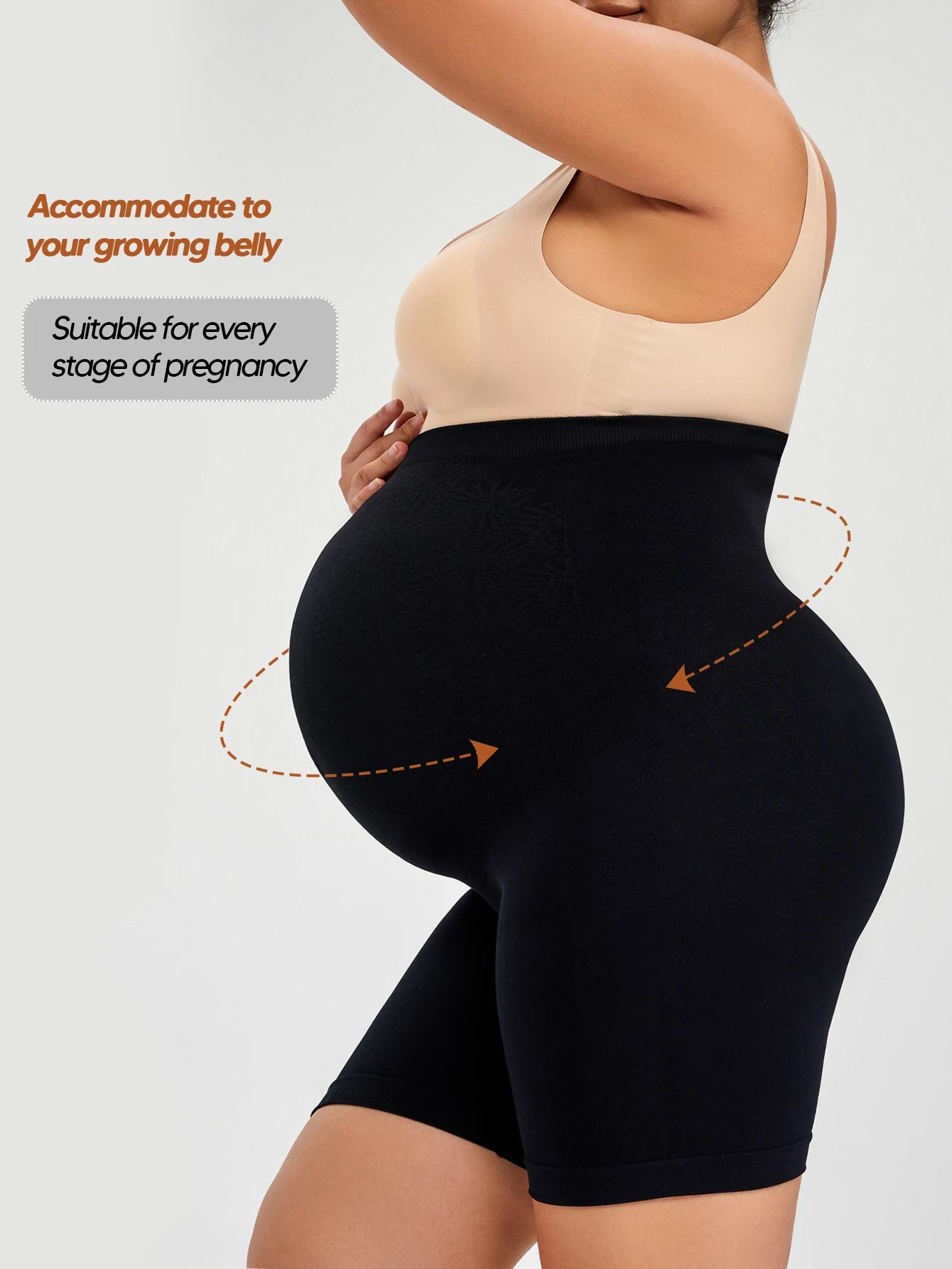 Maternity Yoga Shorts High Waisted Over The Belly For Workout