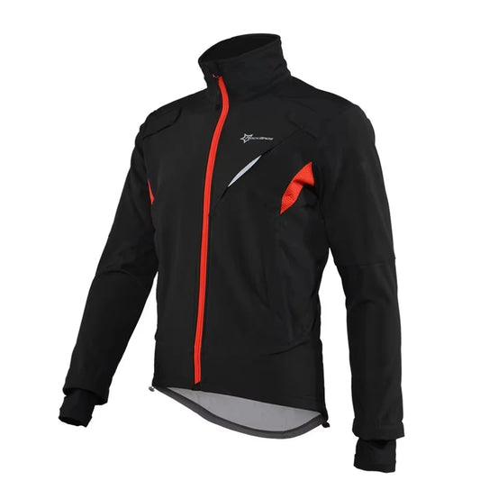 ROCKBROS Winter Cycling Jacket Thermal Windproof Jersey for Men Women