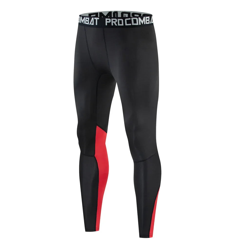 Mens Compression Pants Quick Dry Fit Sports Running Tights For Training