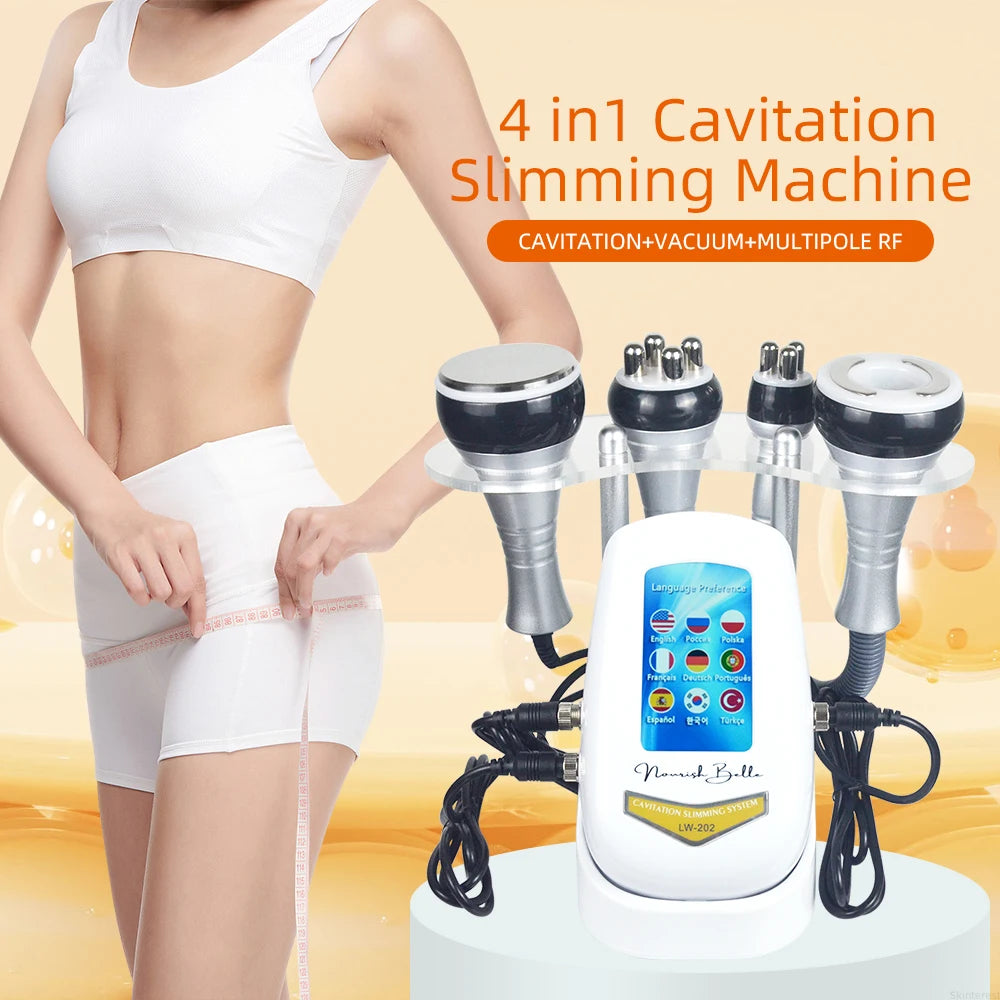 Skinterest 3-4-In-1 Body Slimming Cavitation Massager
