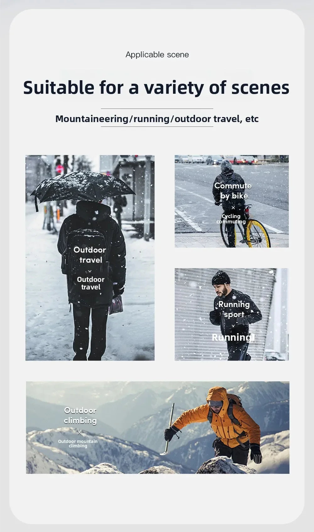 Cycling Gloves Full Finger Touch Screen Non-Slip For MTB Road