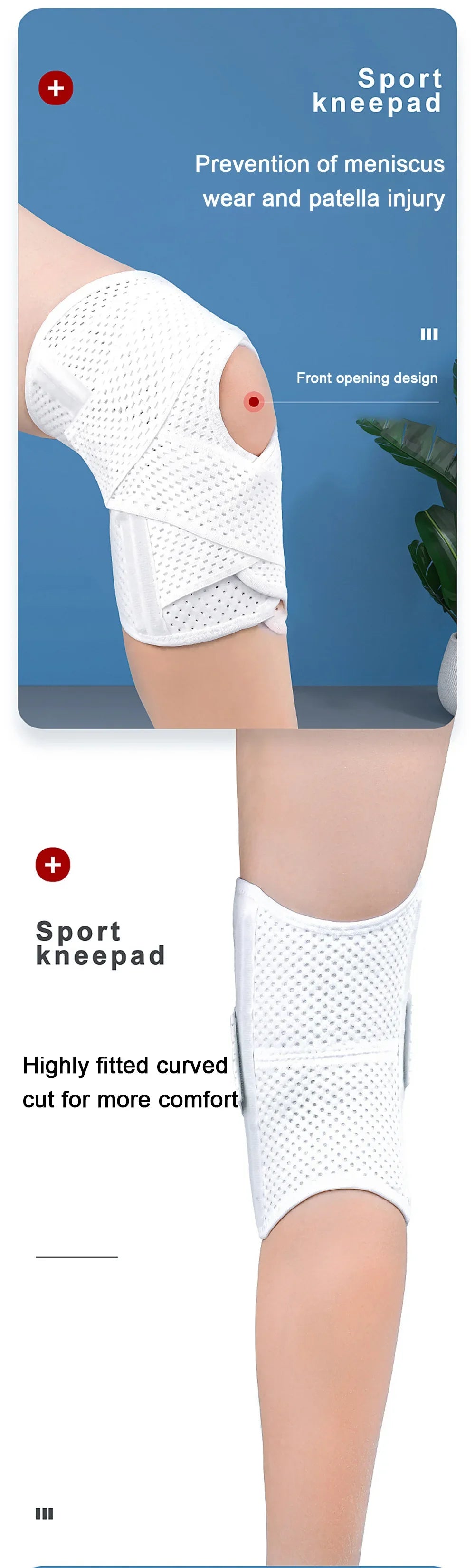 Craft Of Weaving Elastic Knee Pads For Sports Joint Protection