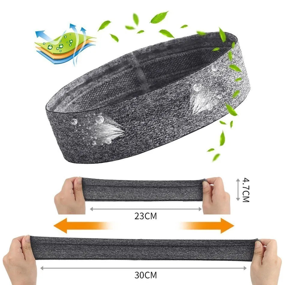WOSWEIR Breathable Sweatband Headband Anti Slip For Workout And Yoga