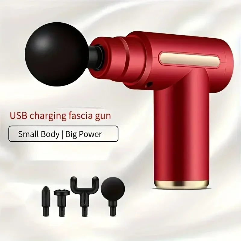 AEHOME USB Mini Fascia Massage Gun For Muscle Recovery