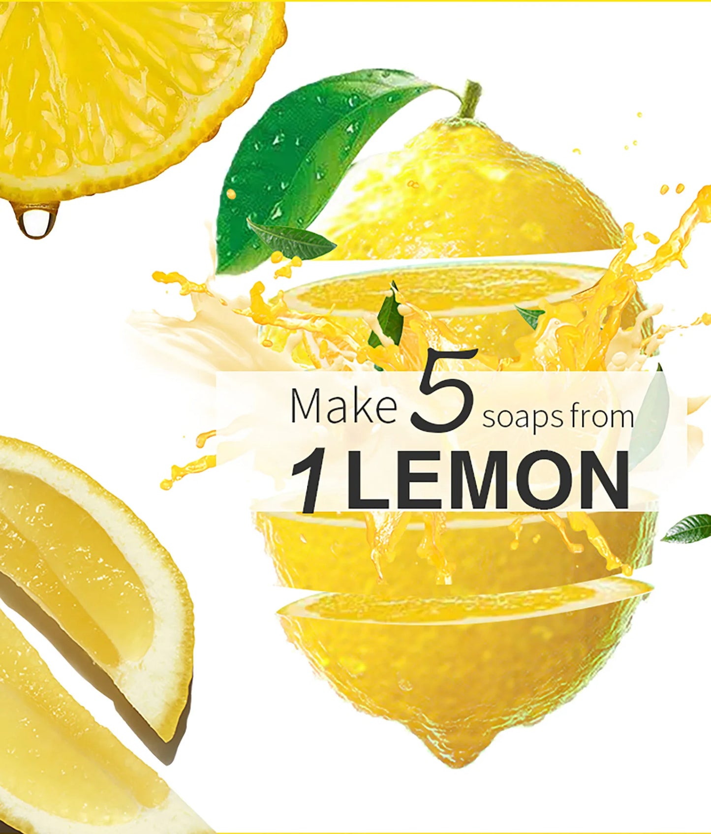 AILKE Dark Spots Acne Remover Soap Bar Lemon Extract