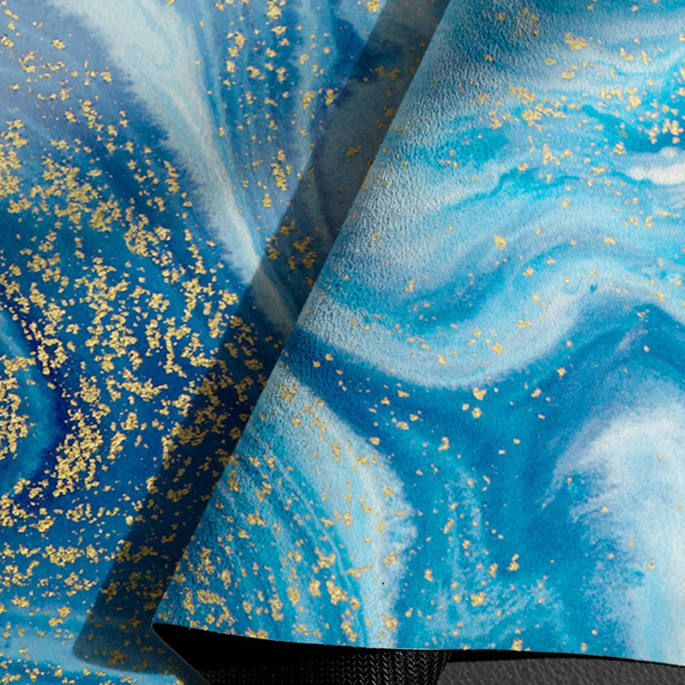 Pilates Reformer Mat Sweat Absorbent Suede Rubber Non Slip For Balance Training