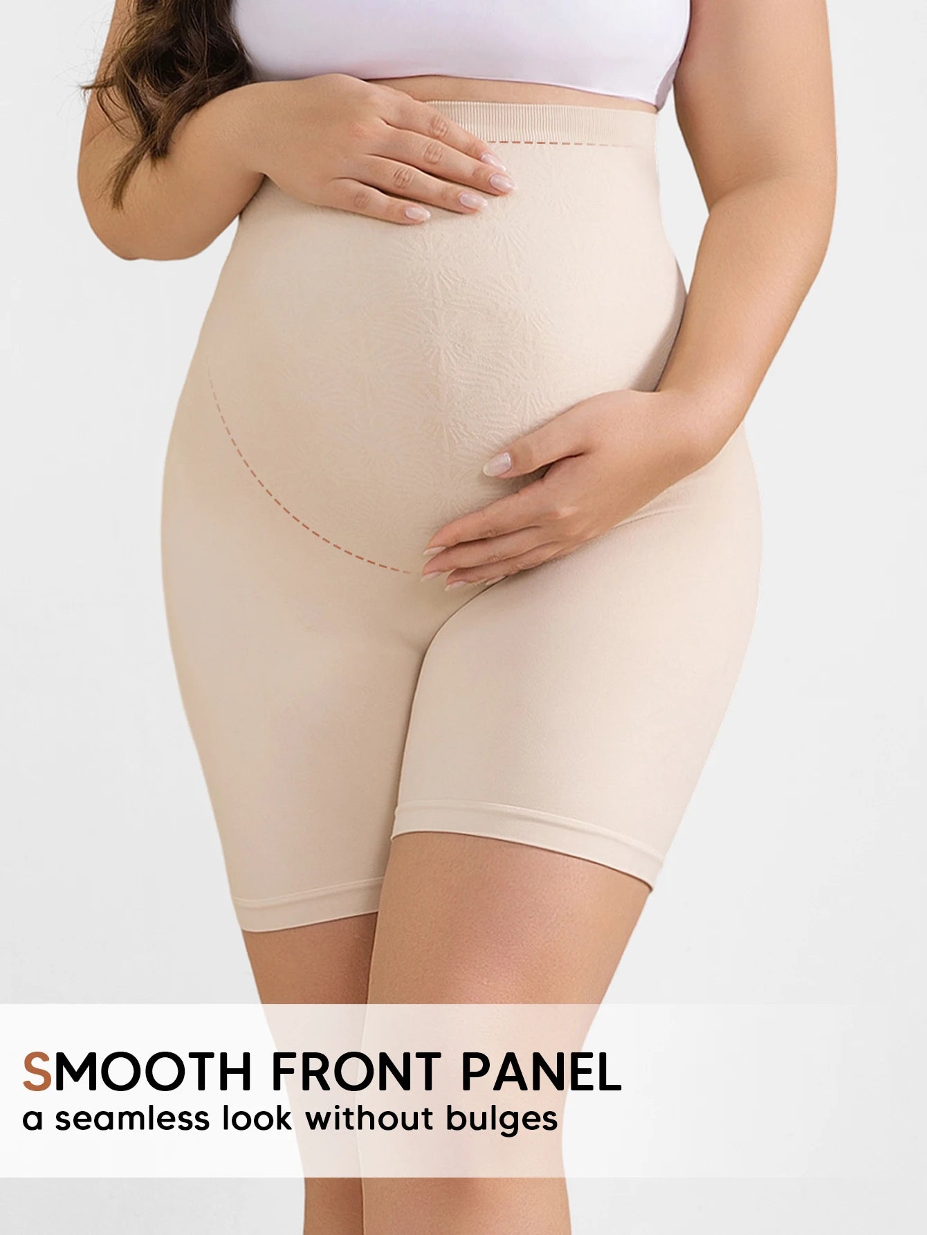 Maternity Yoga Shorts High Waisted Over The Belly For Workout