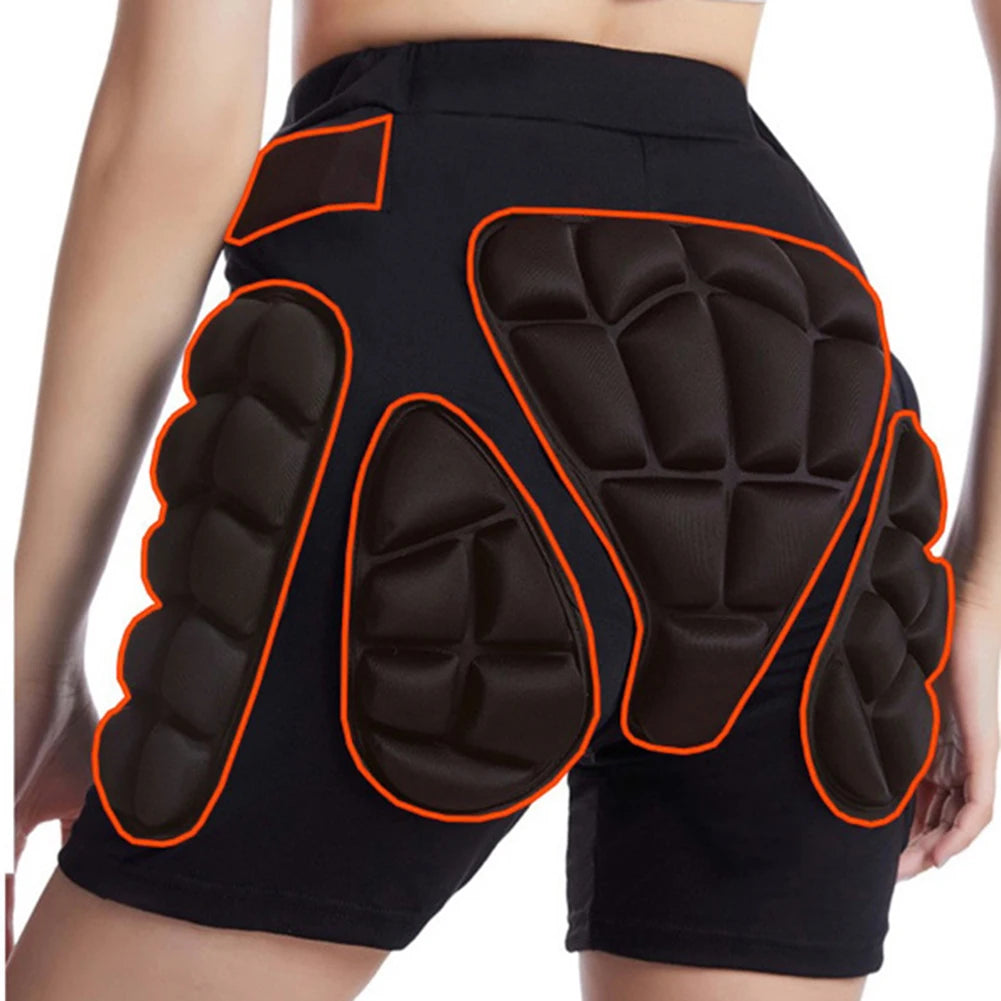 MOJOYCECN 3D Bike Sport Shorts With Breathable Ski Hip Protector