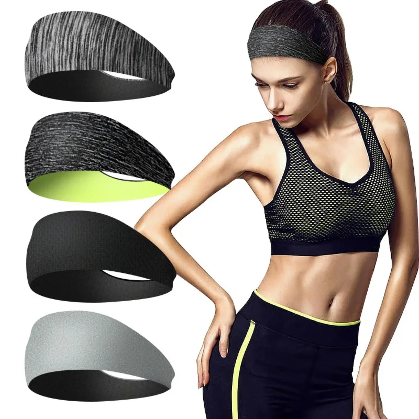 BambooFiberPerformance Athletic Sweatband For Men And Women Durable Headwear Performance