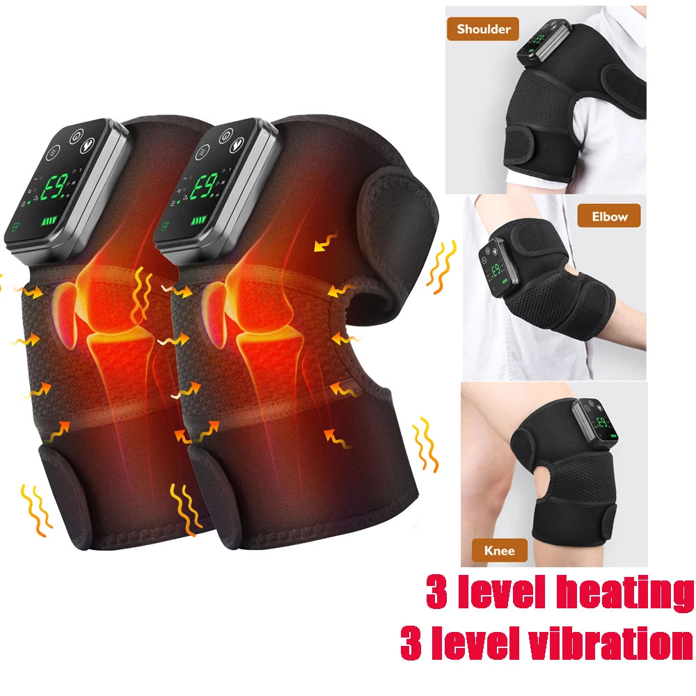 PASTSKY Electric Heating Knee Massage Instrument Cordless Hot Pad