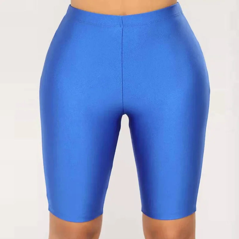 Women Cycling Shorts Slim Active Biker Sportswear