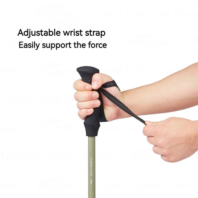 Naturehike Carbon Fiber Telescopic Trekking Pole Outdoor Hiking