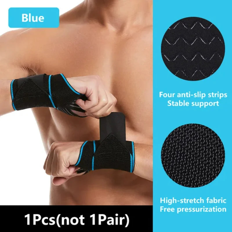 LISM Adjustable Wristbands Wrist Support Bracer for Sports Gym Carpal Protector Breathable