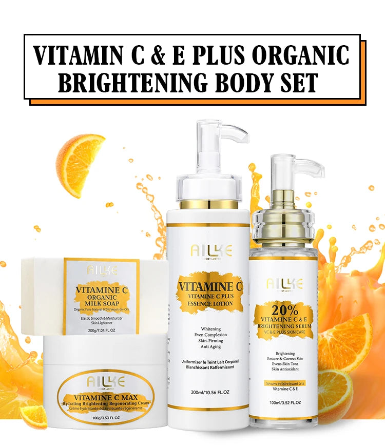 AILKE Vitamin C Skin Care Kit With Brightening Serum