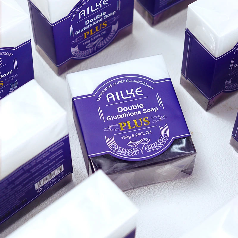 AILKE Double Glutathione Plus Whitening Soap Bar For Face