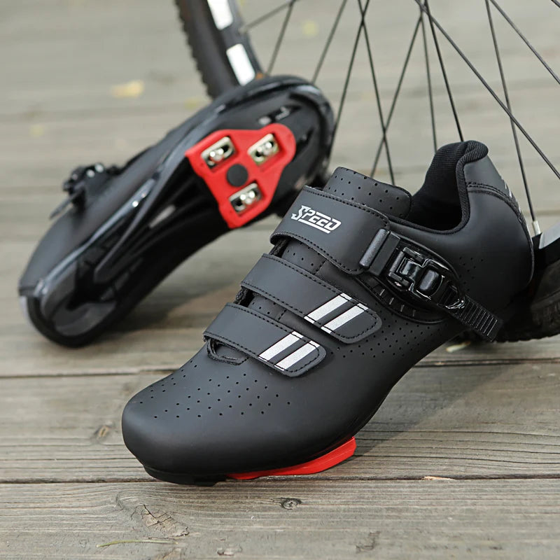 Mens Cycling Shoes For Peloton Pedals Preinstalled Look Delta Cleats