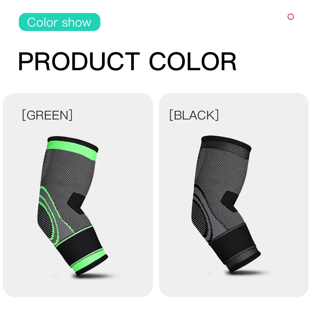 Elbow Support Elastic Arm Sleeve For Gym Fitness Nylon Protective Pad Sweat Absorption Basketball