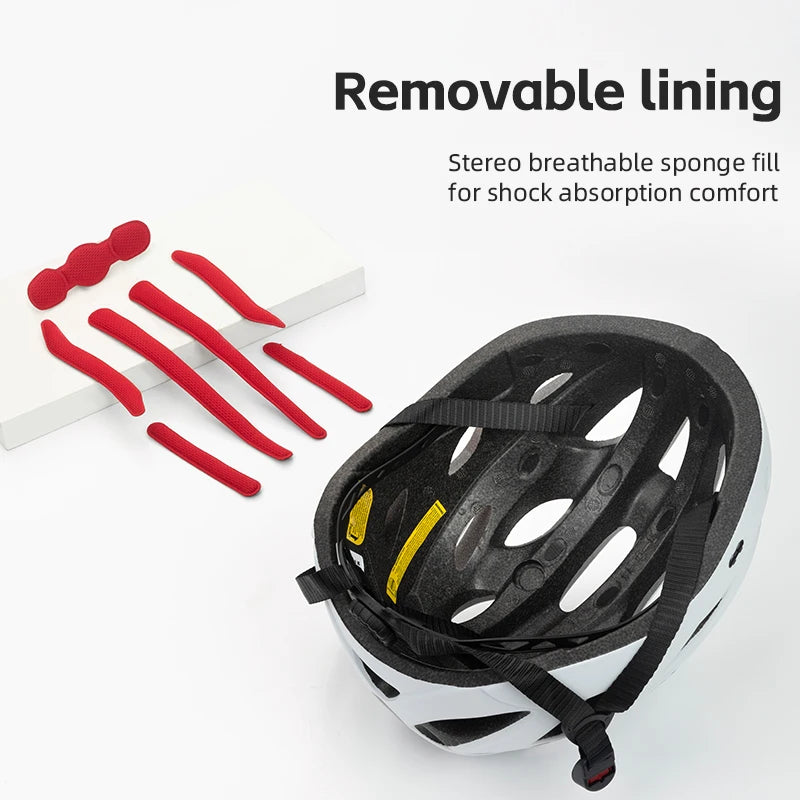 ROCKBROS Cycling Helmet Integrated Head Protection With Goggles