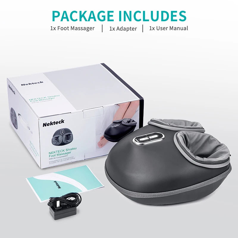 Nekteck Foot Massager With Heating Therapy And Air Compression