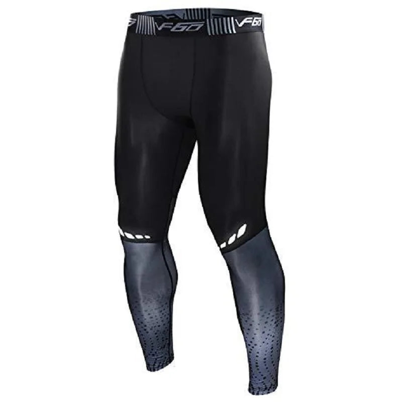 Mens Compression Pants Quick Dry Fit Sports Running Tights For Training