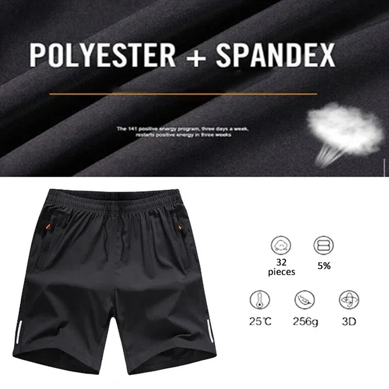 NONECN Ice Shorts Breathable Polyester Running Sports