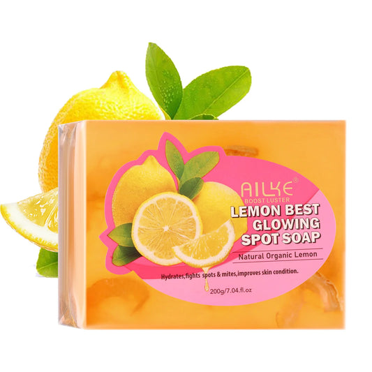 AILKE Dark Spots Acne Remover Soap Bar Lemon Extract
