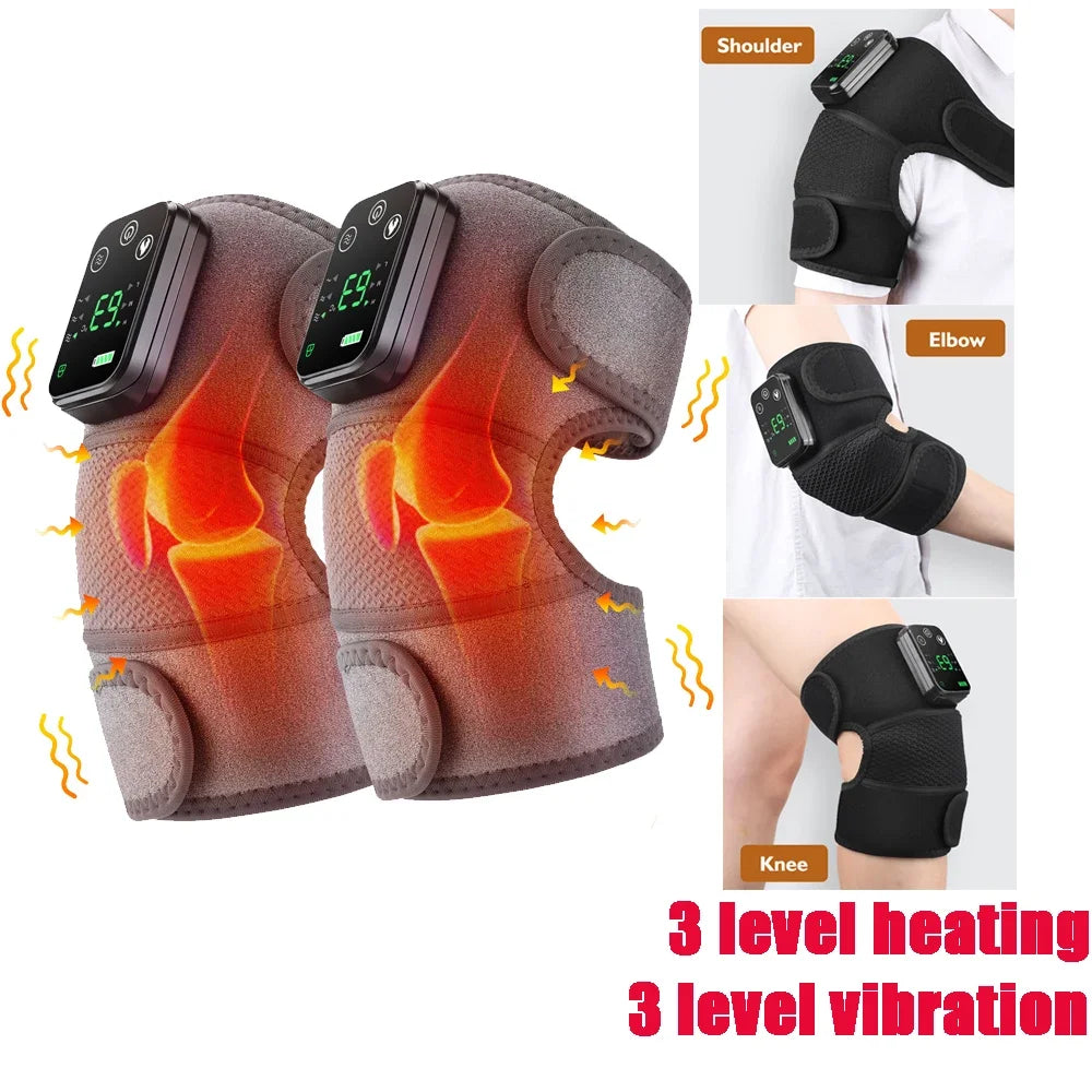 PASTSKY Electric Heating Knee Massage Instrument Cordless Hot Pad