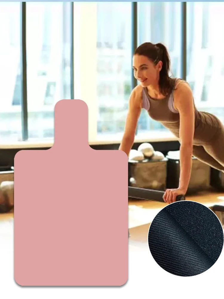 Pilates Reformer Mat Sweat Absorbent Suede Rubber Non Slip For Balance Training