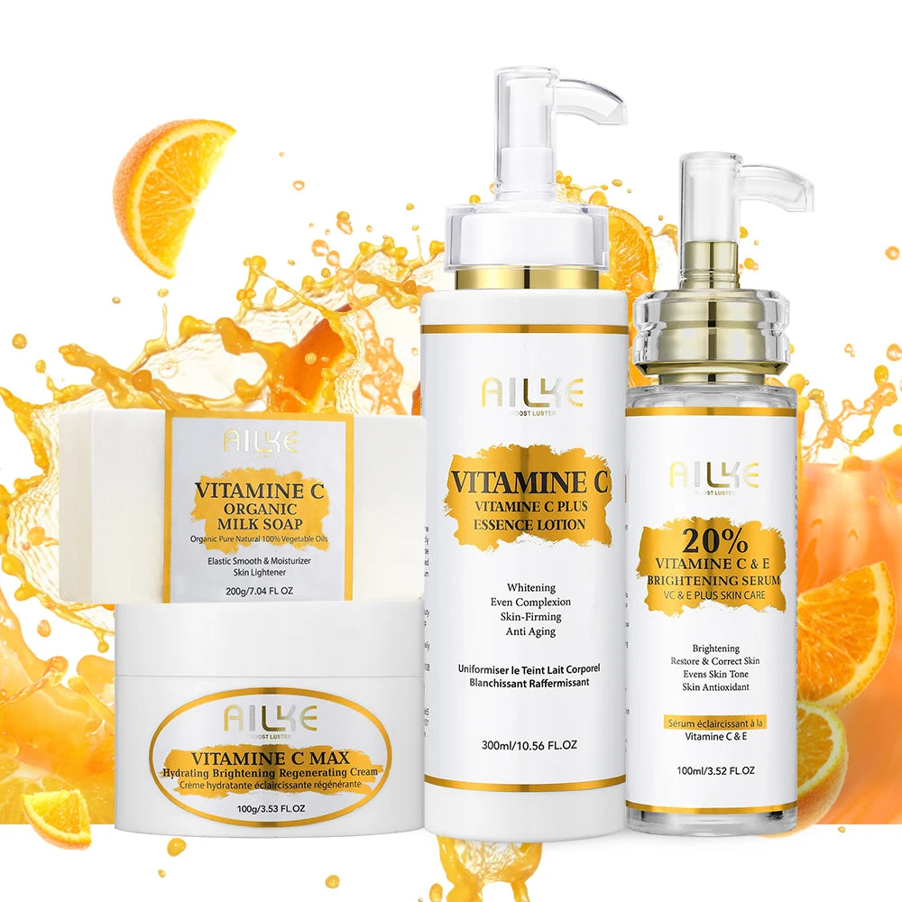 AILKE Vitamin C Skin Care Kit With Brightening Serum