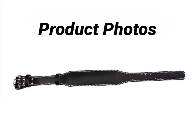 High-Con Concerned PU Leather Waist Support Weightlifting Belt