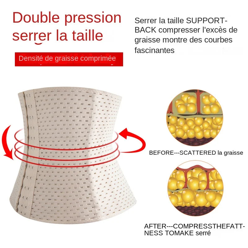 Men's Waist Trainer Shaper Abdomen Reducer Belt High Compression