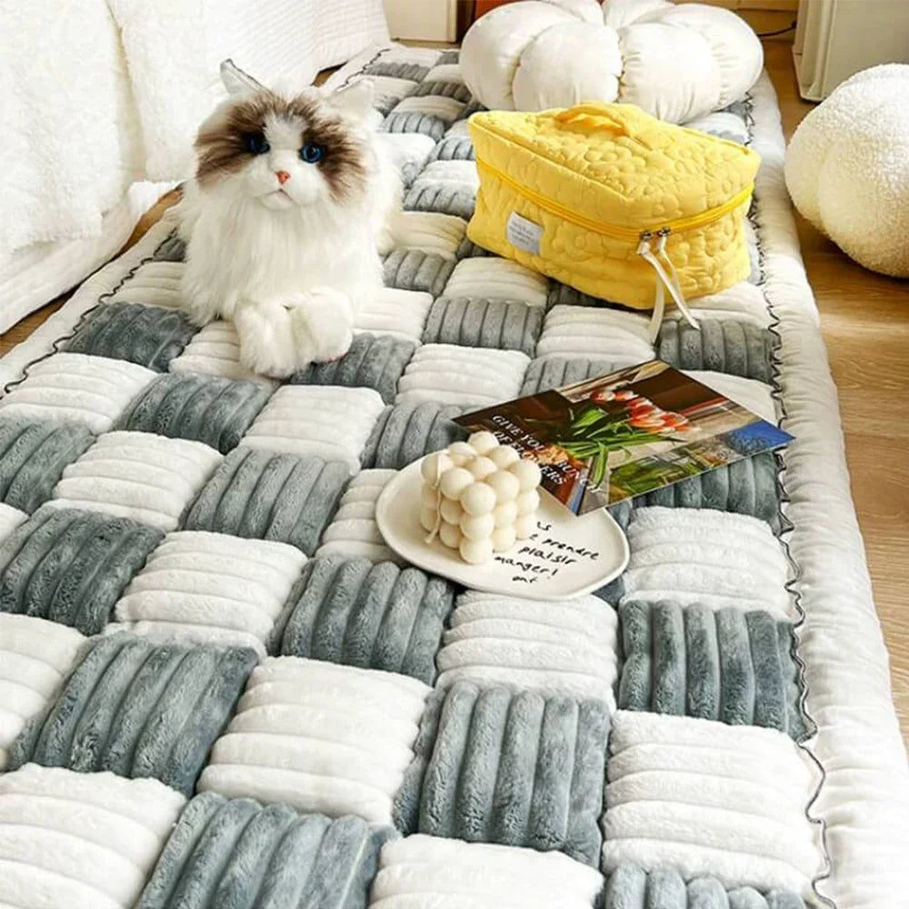 Waterproof Anti Slip Washable Coral Fleece Pet Dog Bed Cover