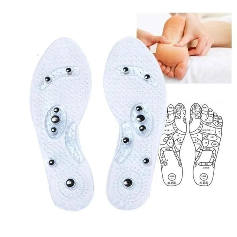 NONECN Silicone Orthopedic Massage Insoles Breathable for Men and Women