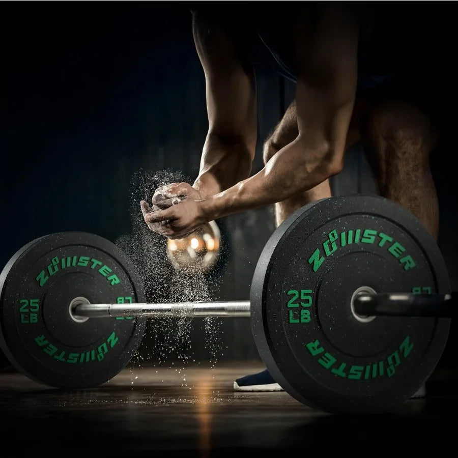 XMSJ High Bounce Bumper Plate With Steel Insert For Lifting