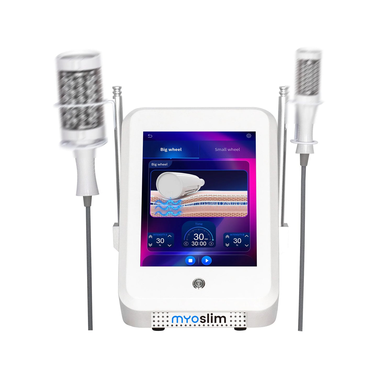 MYOSLIM 6500W 200HZ  Roller Slimming Cellulite Reduction Inner Ball Roller 360 Degree Infrared Vacuum Roller Massage Beauty