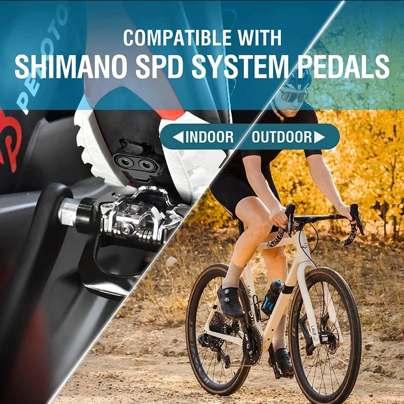 Mens Cycling Shoes For Peloton Pedals Preinstalled Look Delta Cleats