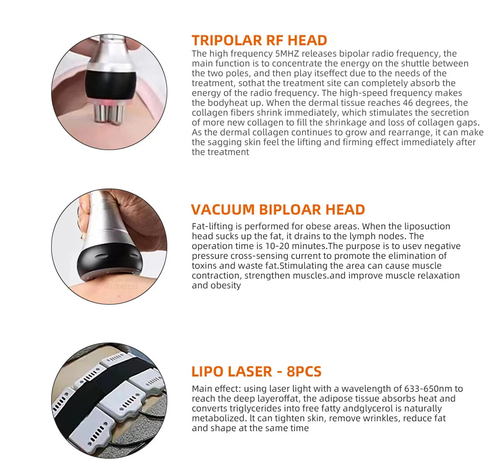 Skinterest Cavitation Vibration Skin Rejuvenation Tightening Machine