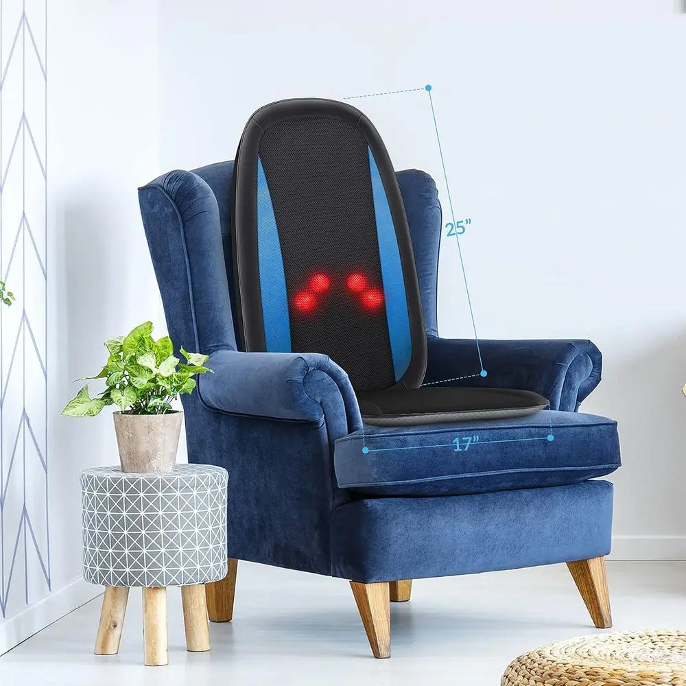 XMSJ Shiatsu Back Massager With Heat Kneading Seat Cushion