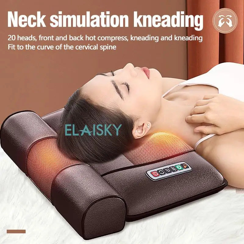 ELAISKY Electric Full Body Massage Cushion With Heating Infrared