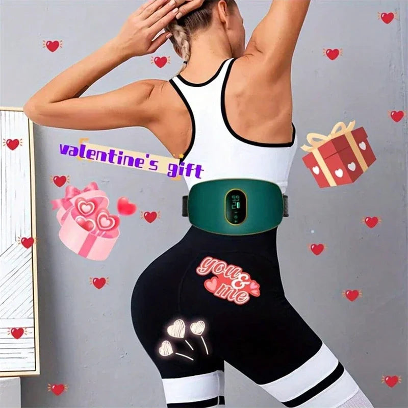 Rechargeable Waist Belt Body Slimming Machine Waist Fitness Massager Weight Loss and Body Shaping Instrument Constipation Relief