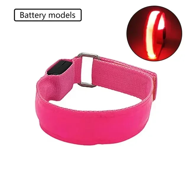 LED Light Strap Armband Night Running Outdoor Sports