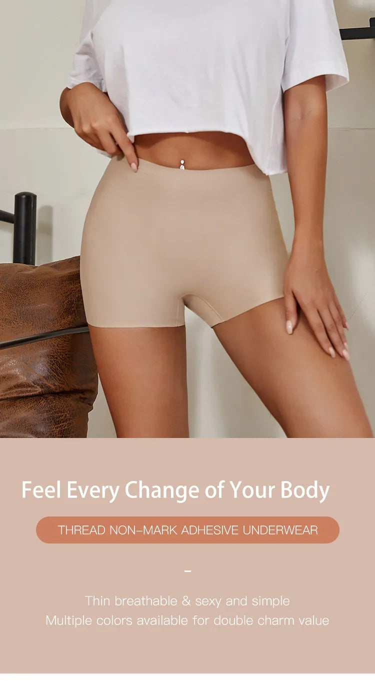 Seamless Ice Silk Women Shorts For Yoga And Sports Pants