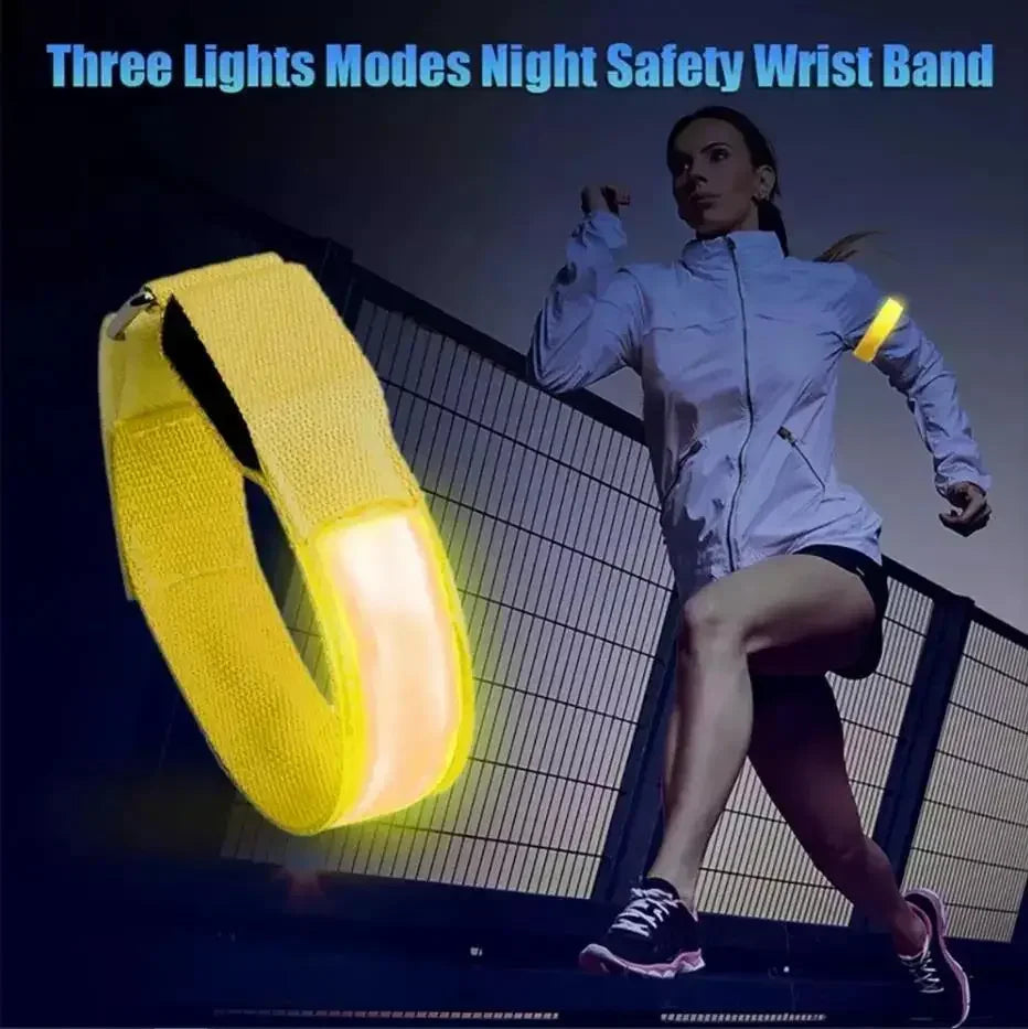 LED Light Strap Armband Night Running Outdoor Sports