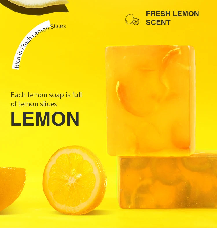 AILKE Dark Spots Acne Remover Soap Bar Lemon Extract