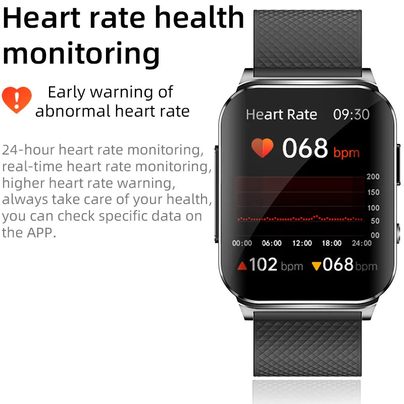 H Band ECG HRV Smart Watch With Heart Rate Monitor