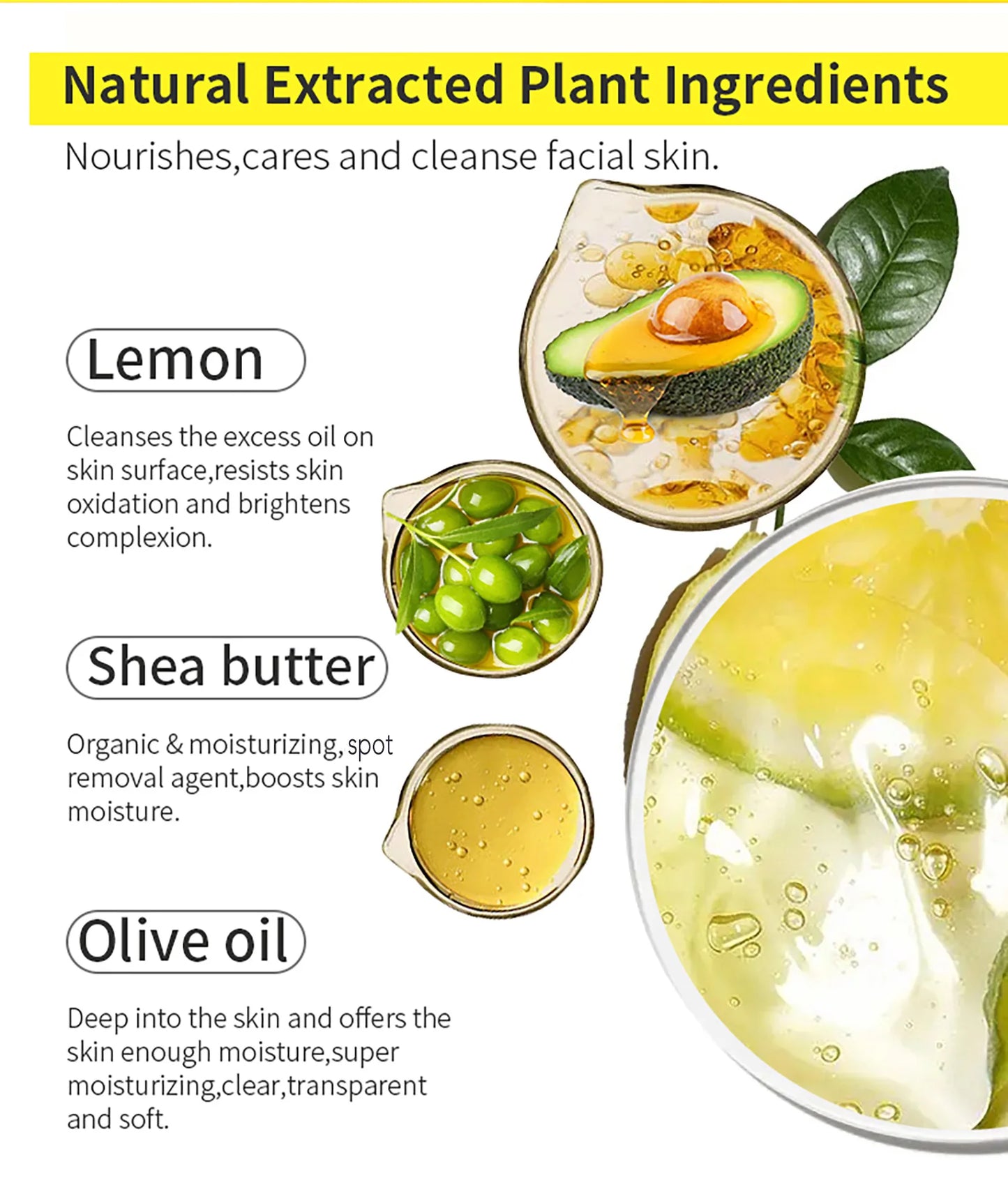 AILKE Dark Spots Acne Remover Soap Bar Lemon Extract